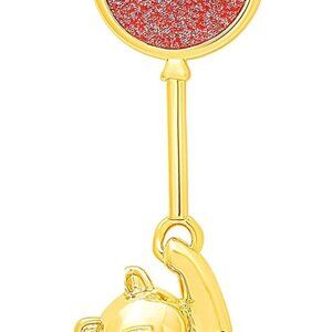 Winnie The Pooh Necklace Gold Flash-Plated 18" Pendant Jewelry Gift
